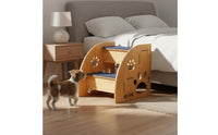 Dog Steps for Bed Aids Mobility Dog Bed Steps Sturdy Construction Cat Climbing Ladder for Senior Pets, Bedside, Sofa Side
