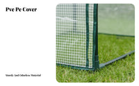 Mini Greenhouse Cold Protection Portable Greenhouse Small Plant Tent Waterproof Garden Hoop House for Hobbyists