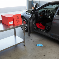 Disposable Non-Woven Car Floor Mats - 50/100 Sheets, Waterproof, for Car Washes & Personal Vehicles