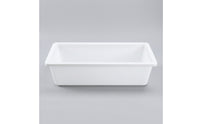 Flat-Bottom Feed Trough Rectangular Water Trough Heavy-Duty Livestock Feeder Sturdy for Pasture
