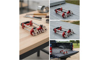 Sheet Metal Bender Bench-Top Edge Forming Tool Quick-Rolling Bender for Workshop, Roofing