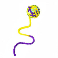 Yarn Ball Cat Toy Bite-Resistant Knitted Bell Ball Non-Fading for Cats, Kittens, Indoor Play