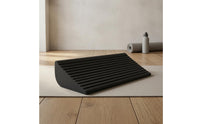 Ribbed Top Foam Exercise Inclined Block Textured Exercise Inclined Block Matte Finish Incline Board Rounded Edges for Stretching, Balance