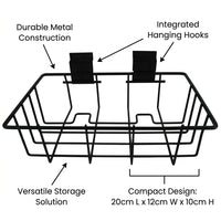 Hanging Basket Metal Wire for Kitchen Storage and Pantry Organization, Mesh Design with Drainage for Fruits and Vegetables