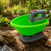Powered Grass Spreader 3-Liter Reservoir Handheld Spreader USB-C Charging Garden Tool