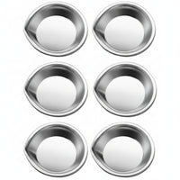 6 Pieces Mini Paint Palette Cups Compact Paint Cups with Pouring Lip Portable Dish Easy to Clean for Artists