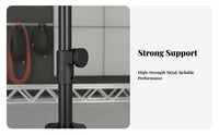 Non-Slip Feet Tripod Speaker Stand All-Metal Construction Adjustable Tripod Speaker Stand Portable Audio Equipment Accessory Easy Setup for DJs, Musicians, Professionals, KTV, Stage, Live Performance, Studio