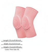 Dance Knee Pads Padded Breathable Knee Pads Body Protection Stretchy Sports Gear Perforated for Dancers, Floor Work