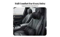 Car Neck Pillow Flannel Contoured Skin-Friendly Material Travel Gear Soft Bear Car Headrest Pillow for Vehicle Seat