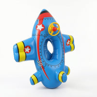 Child-Friendly Airplane Inflatable Toddler Pool Raft Fun Airplane Pool Raft Playful Toy Strong Buoyancy for Toddlers