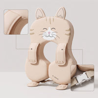 Cat-Shaped Baby Swim Buoyant Circle Padded Swim Buoyant Circle with Underarm Support Soft Long-Lasting for Toddlers