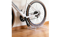 Acrylic Cycle Stand Space Saving Acrylic Bike Holder Portable Transportation Accessory for Indoor