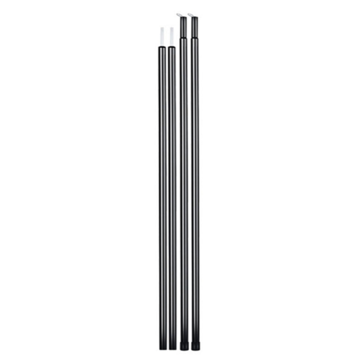 Pointed Ends Telescopic Tent Pole Smooth Finish Folding Tent Support Pole