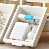 Toy Storage Organizer with 9 Bins 3-Tier Toy Storage Rack with Bins Removable Furniture for Young Children, Playroom, Nursery