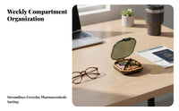 weekly Dispenser Portable Design medication Organizer Weekly Planning for Home