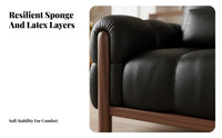 keyboard-inspiredboard keyboard-inspired Tufted Sofa upright rib Tufting Living Room Seating French appearance & character Couch for Office Managers, Business Owners, Studio Flat, Lounge Area