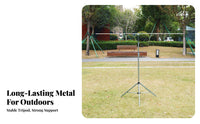 Portable Telescopic Map Stand Multi-Purpose Camping Screen Stand Foldable Display Tripod for Teachers, Exhibitors, Presenters, Exhibitions, Outdoor, Classroom, Office
