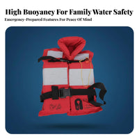 Kayaking Flotation Vest Adjustable Straps Watersports Buoyancy Aid Mature Safety Vest Fast-Release Buckles for Kayakers