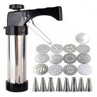 Cookie Dishwasher Cookie Press Set Piping Tip Set for Beginners, Dessert Decorators