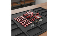 RC Car Metal Upgrade Parts Kit Rc Steering and Arm Wear-Resistant Resistant distant Control Vehicle Part for WLtoys 1/12 124017 124019