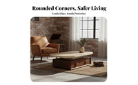 two-toneTone Design Rectangular Table with Drawer Contrasting hues Household Furniture Hidden Storage Wabi-Sabi aesthetic for Small Apartment Dwellers, Homeowners, Interior Designers, Living Room, Lounge Area