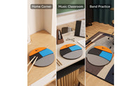 Muted Drum Practice Pad Quiet Drum Practice Pad with Segmented Surface 3-Layer Long-Lasting for Beginners