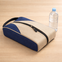 Shoe Bag with Top Handle, Portable Fabric Boot Bag for Muddy Shoes, 43x23x14cm Organised Travel Shoe Bags