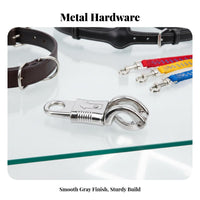 Zinc Alloy Bull Snap Strong and Swivel Eye Rein Clip Versatile Heavy Duty Leash Clip for Equestrians, Horse Riding, Livestock Handling