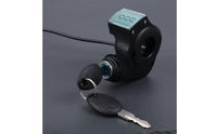 Electric Bike Throttle with Lockable Keyed Part Wired for Commuters