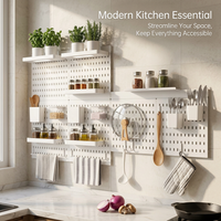 Pegboard Accessories Organizer Kit, Kit Peg Board Hooks, Organizer Kit Peg, Pegboard Hooks Assortment, Bins Peg Space Saving Organizer