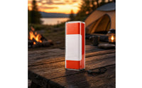 LED Solar Flashlight Lightweight Emergency Flashlight Handheld Rechargeable Emergency Light High Brightness for Campers, Camping