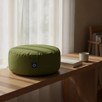 Long-Lasting Buckwheat Meditation Cushion Zippered Round Meditation Cushion Portable Zafu Adjustable for Meditators