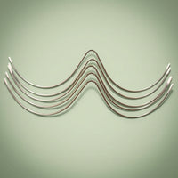 W Shaped Underwire Easy to Use Stainless Steel Bra Wire Coated Tips