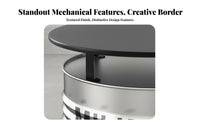 utilitarian aesthetic Oil Drum Chair and Table Retro Design Barrel Seating Creative theme Commercial Furnishing sturdyDuty for Bar Owners, Homeowners, partners, Restaurant, Garden, Backyard, Porch
