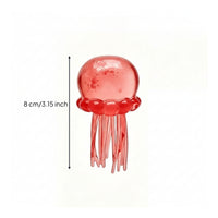 Translucent Octopus Compress Toy Glossy Jelly Octopus Toy Dangling Tentacles Sensory