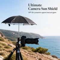 Tripod Phone Sun Shade Umbrella for Outdoor Live Streaming and Photography