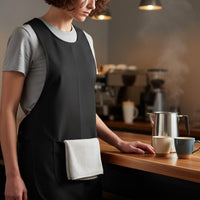 Smock Easy to Wear Sleeveless Apron Vest Washable Barber Apron Vest for Barbers, Waiters