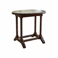 Two Level End Table Extendable Design Rotating Top for Living Room
