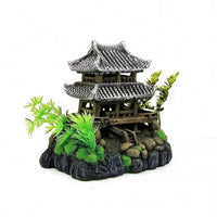 Aquarium Landscape Ornament Eco-Friendly Chinese Style Aquarium Ornament Resin Decoration Non Fish Tank Decor