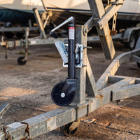 Trailer Support Wheel Side-Mount Trailer Support Wheelwith Hardware Swivel for Utility Trailers, Towing