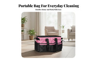 Polyester Cleaning Tool Tote Open-Top Cleaning Tool Bag Rectangular Organizer Tote Sturdy