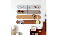 No-Drill Installation Self-Adhesive Pin Board Multi-Functional Felt Bulletin Board Strip DIY Combination Wall Organizer Strip Minimalist Design for Students, Renters, Dormitory, Bedroom, Home Office