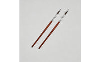 2 Pieces Extra Fine Detail Brush Precision Precision Fine Tip Paint Brush Slender Handle