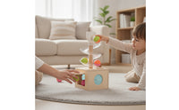 Wooden Ball Tracker Montessori Ball Drop Toy Developmental for Playroom, Nursery
