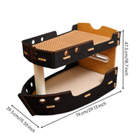 Ship Feline Climber Stable Structure Double Deck Feline Climber Materials