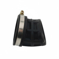 Motorcycle Intake Boot Black Intake Boot Easy to Install Carburetor Connector for Garage