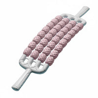Portable Spiky Roller Massager Ergonomic Handle Spiky Massage Stick Aids Post-Workout Recovery Leg and Neck Roller Easy To Use for Athletes, Kids, Gym, Home
