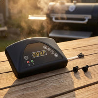 Digital Grill Controller Barbecue Grill Control Panel White Insulated Cable Cooking Appliance Part