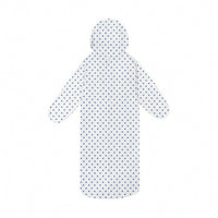 Waterproof Raincoat with Hood Full-Body Raincoat Translucent Rain Poncho Thickened for Students