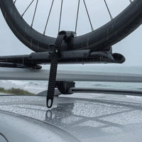 Ribbed Bike Rack Tie Strap Locking Tab Rack Wheel Strap Oval Loop Transport Gear Flexible